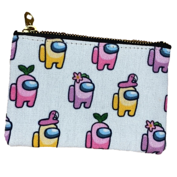 among us Handbags - Among Us Zipper Pouch 💛 💖